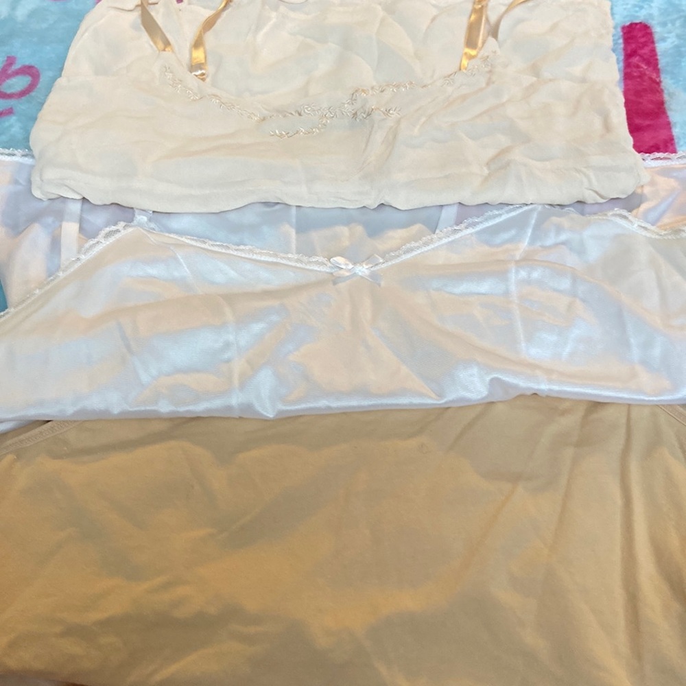Three camisoles
